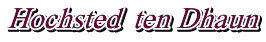 Hochsted
ten Dhaun